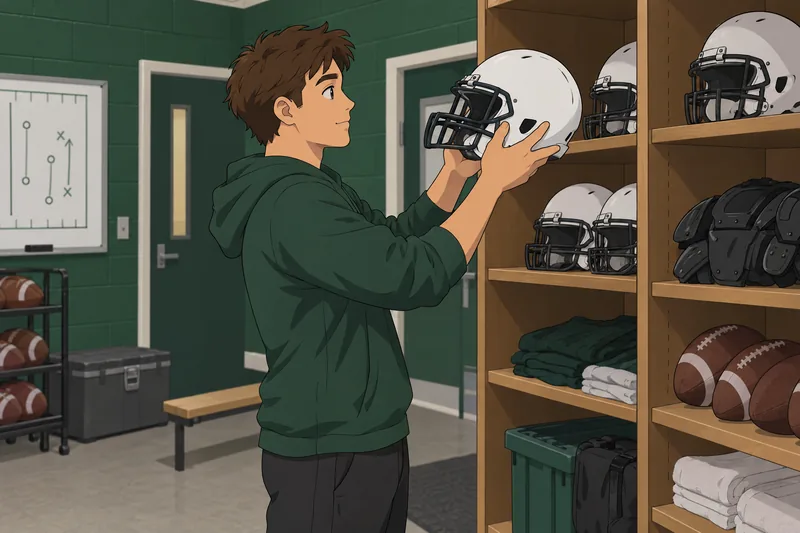 Quiz sobre equipos reconoce un casco.
