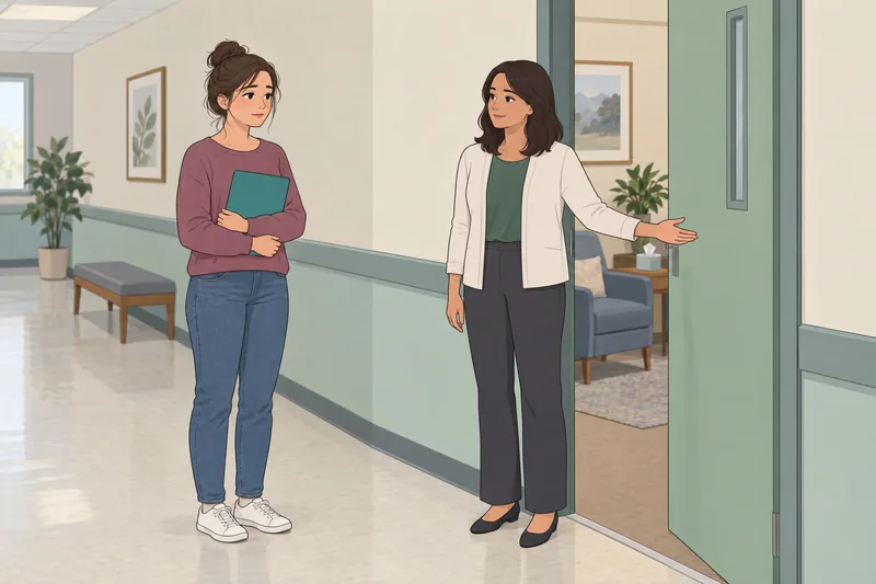 Columbia Depression Scale shows a calm clinic check-in.