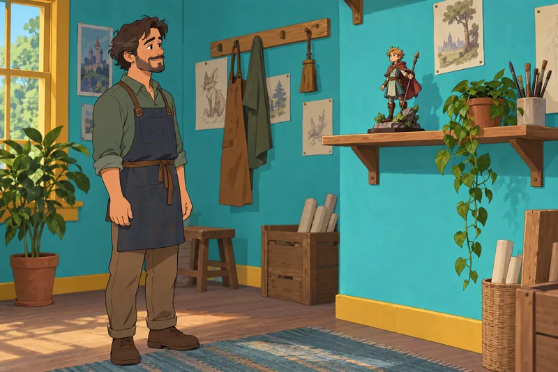 Quiz de personajes muestra una figura reconfortante.