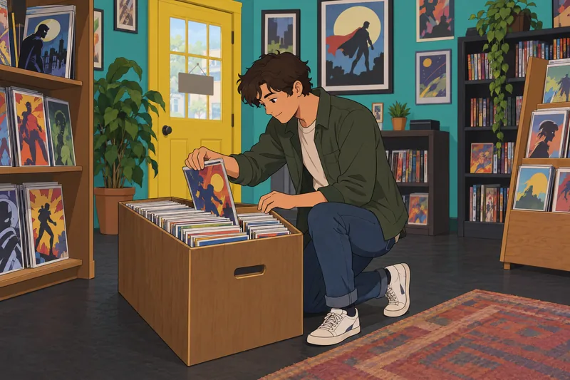 Comic Book Quiz shows a reader browsing.