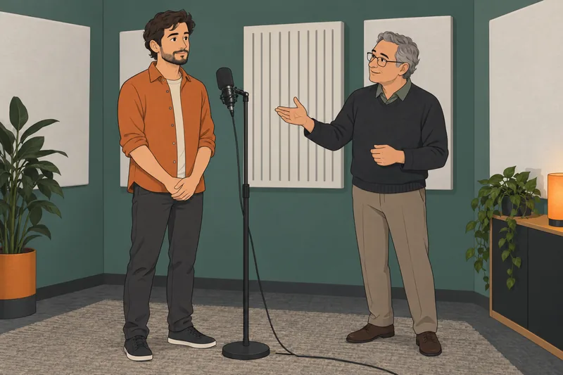 La escala de evaluación muestra práctica vocal.