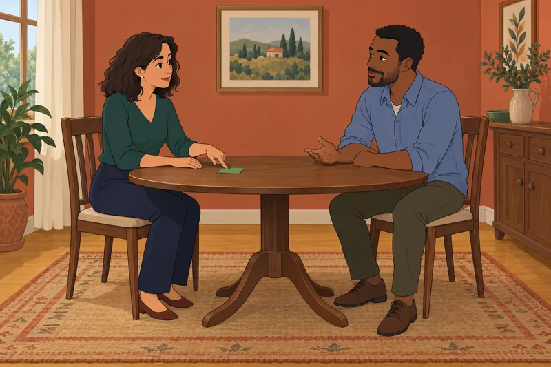 Communication Style Test shows a calm exchange.