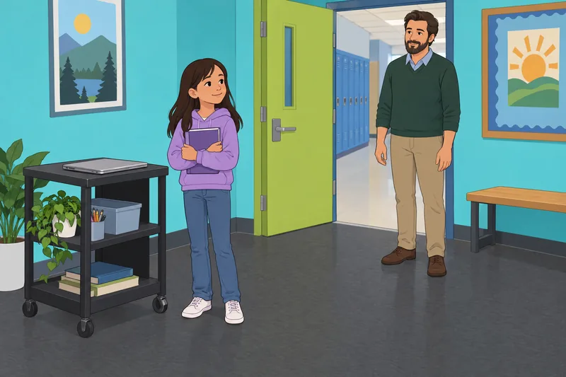 de dependencia informática: una niña cierra el portátil.