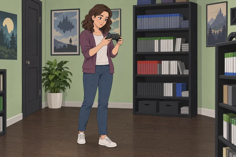 Computer Game Quiz shows a player inspecting buttons.