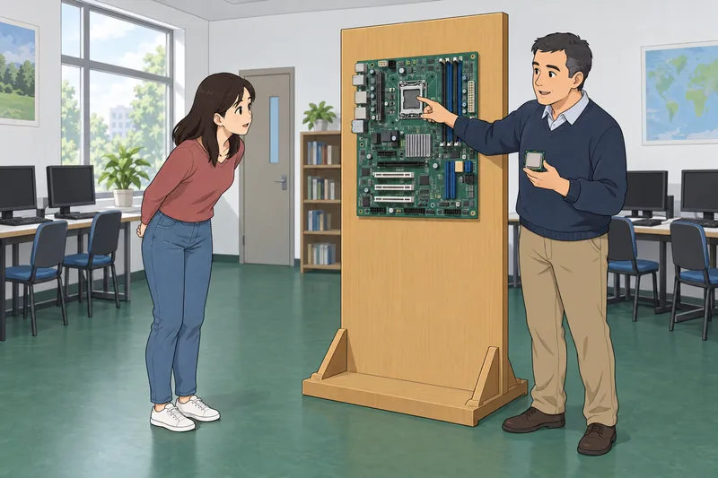 Computer Hardware Quiz compares motherboard compatibility.