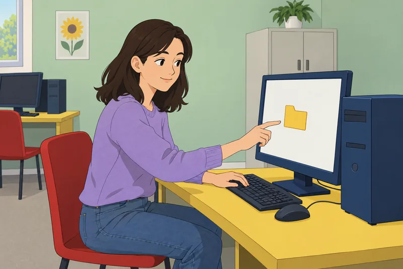 El cuestionario de computación muestra práctica.