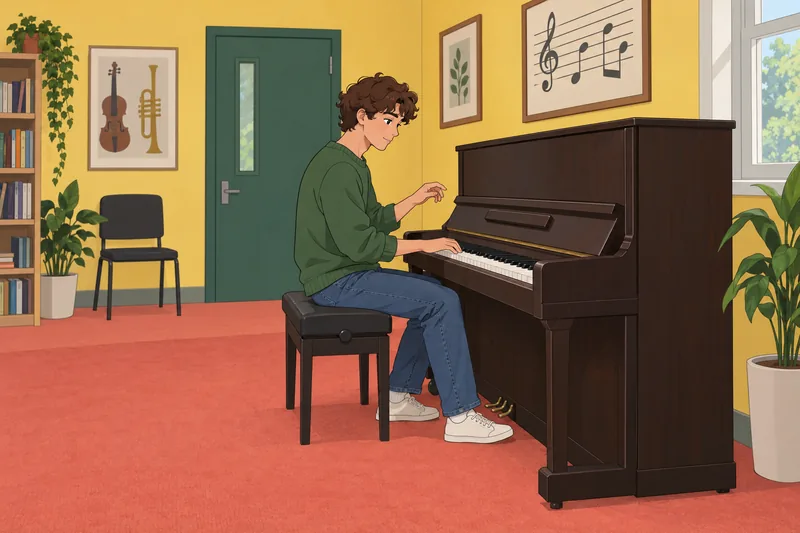 Conan Gray Quiz recalls songs at the piano.