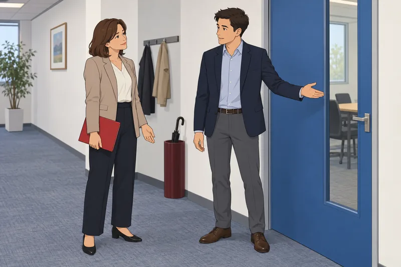 condiciones y técnicas guían una charla laboral.