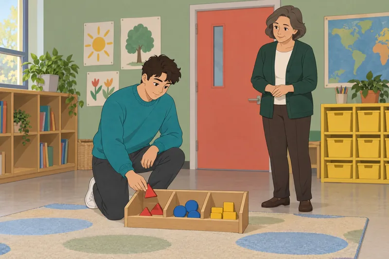 Connections Quiz: A student sorts shape categories.