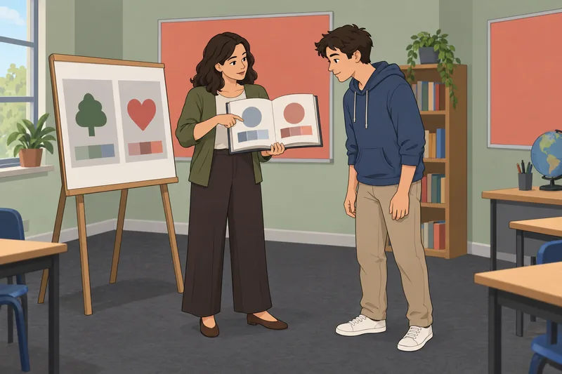 Connotation and Denotation guide a classroom lesson.