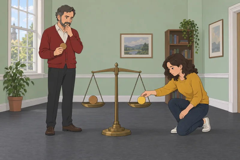 Consequentialism Scale Test shows a moral weighing.
