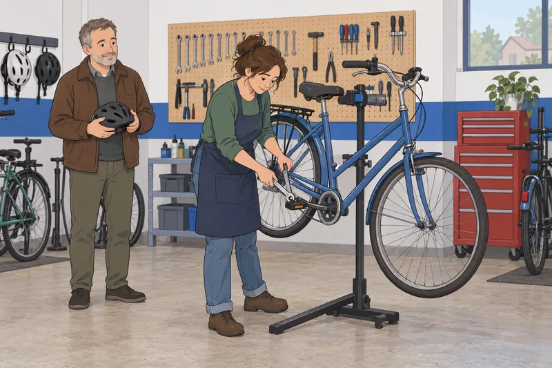 Prosocial Identity Content appears in bicycle repair.