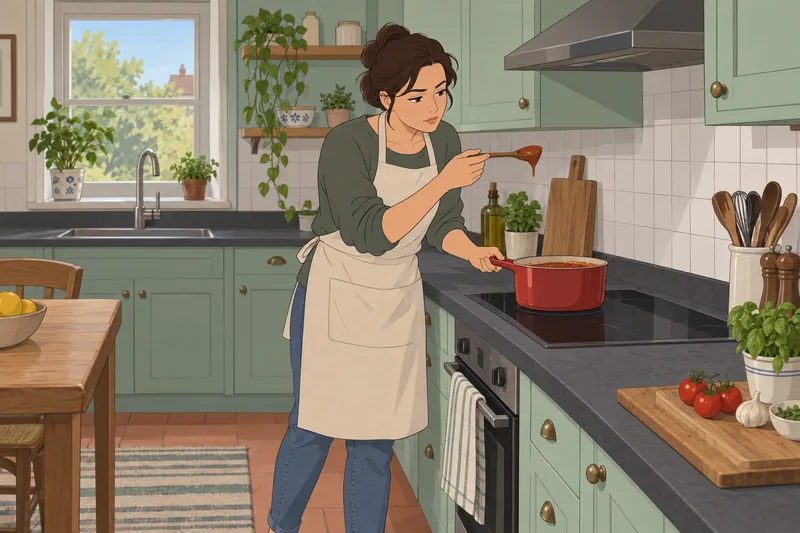 El cuestionario de cocina muestra una olla.