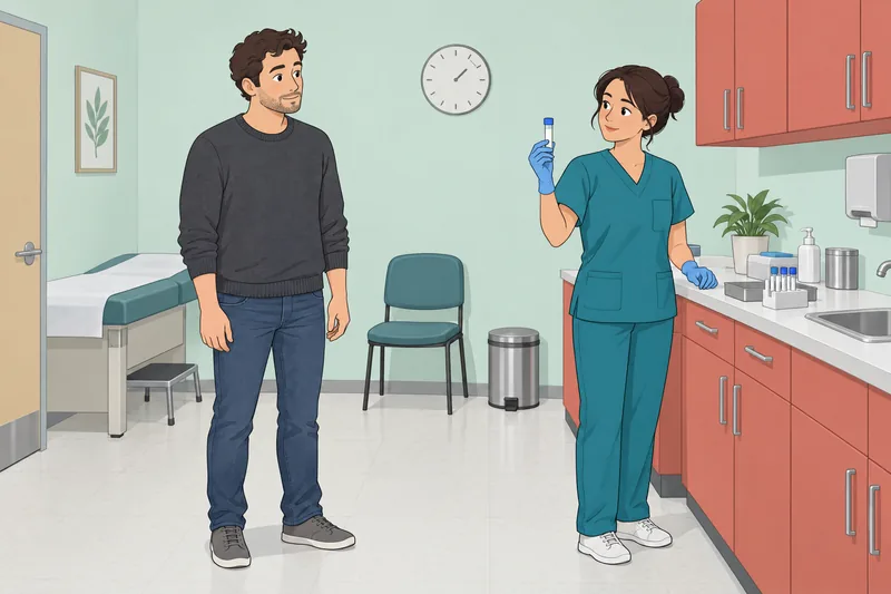 Cortisol Quiz explains a saliva testing moment.