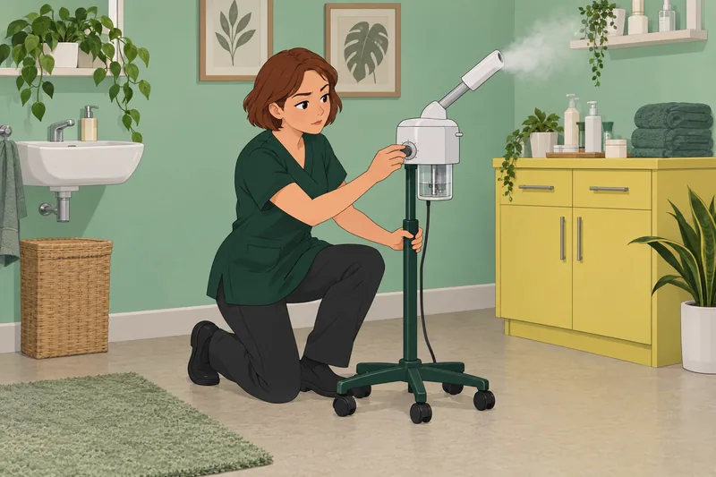 Cosmetology or Esthetician study includes skin-care equipment.