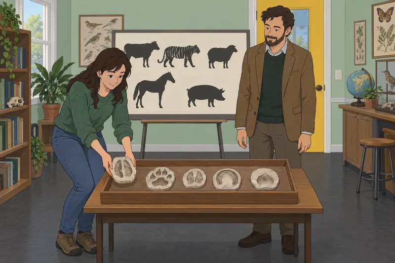 El cuestionario sobre vacas inicia una lección animal.