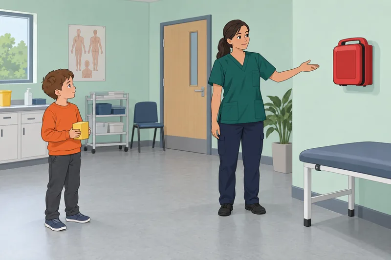 A calm clinic lesson introduces CPR and BLS.