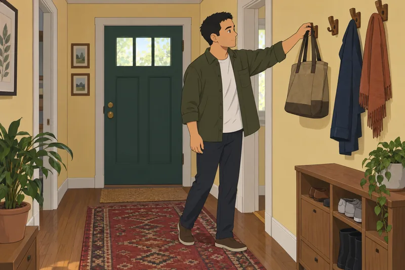 Create a Morning follows a prepared exit bag.