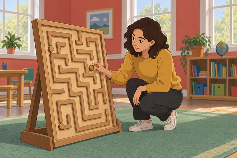 Creative Personality Ability emerges through a maze challenge.