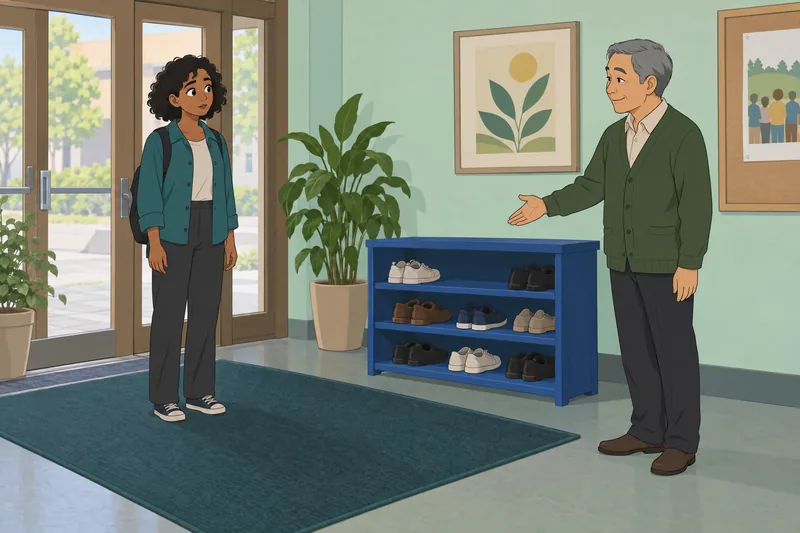 Cross-Cultural Adaptability and — a custom at the doorway.