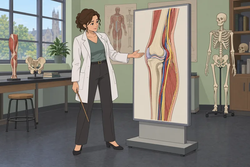 Repasa el cuestionario de anatomía con un modelo.