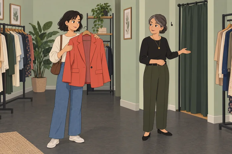 Crossdressing Quiz shows a respectful clothing choice.