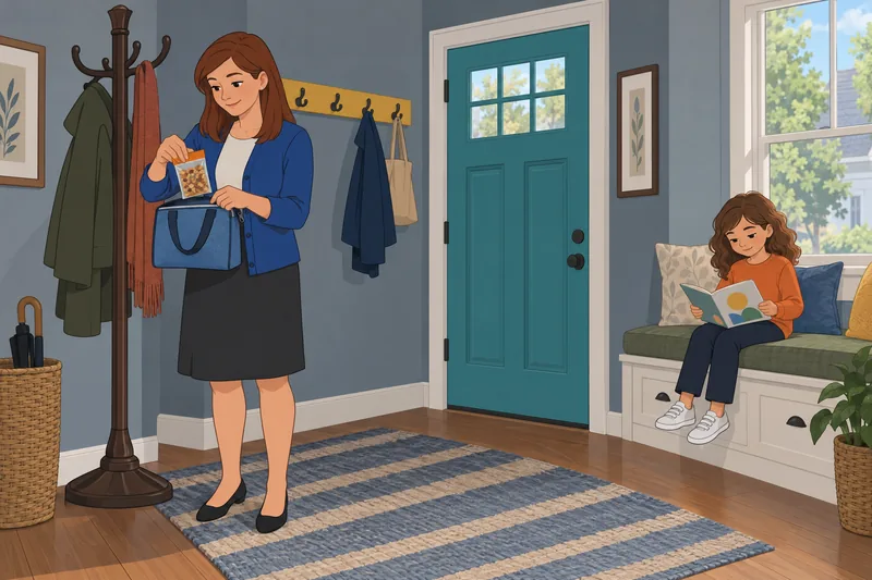 Crunchy vs Silky mom packs a ready-made snack.