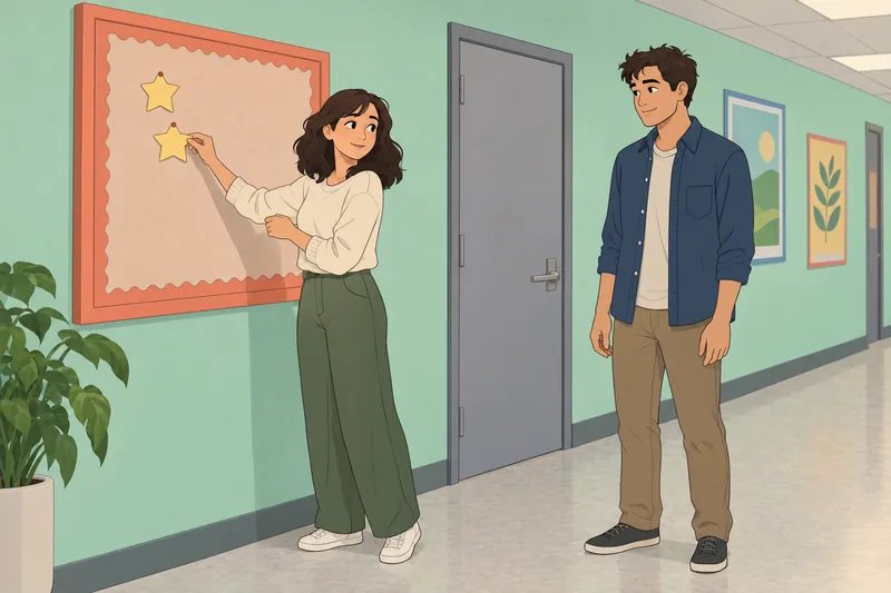 Crush Quiz shows two classmates studying signals.