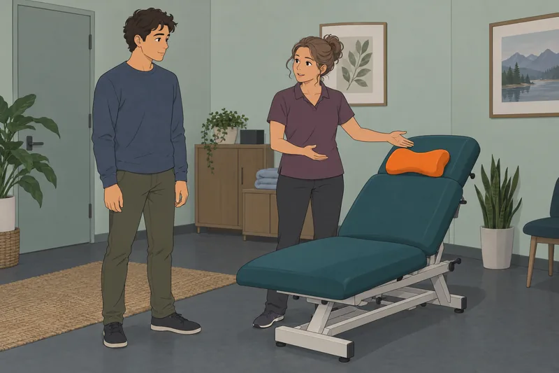 Cuddle Positions Quiz: a clinician demonstrates neck support.