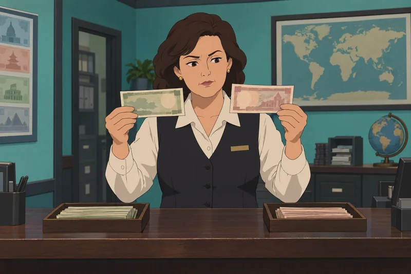 Currency Quiz shows two banknotes being compared.