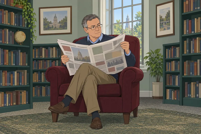 Current Affairs Quiz includes a reading-room newspaper.