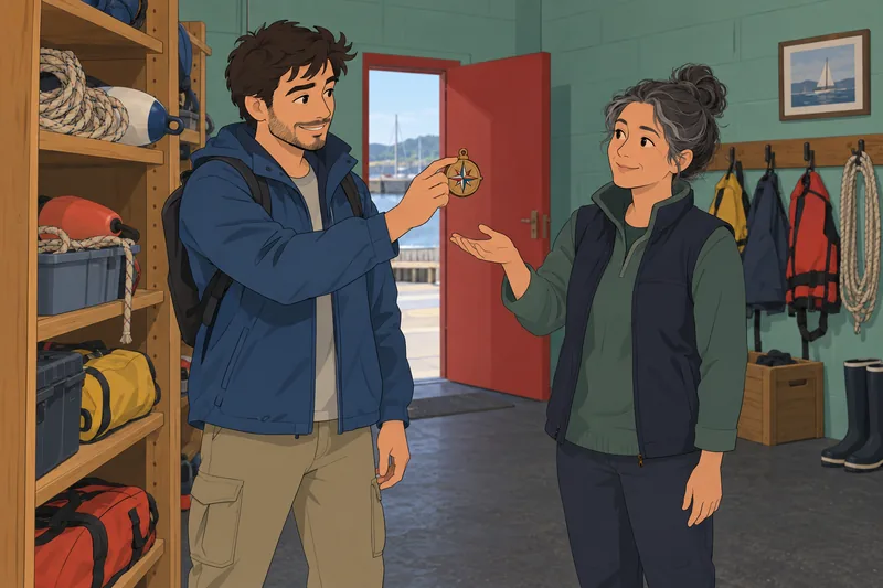 Quiz de Cutie explora aventura con una brújula.