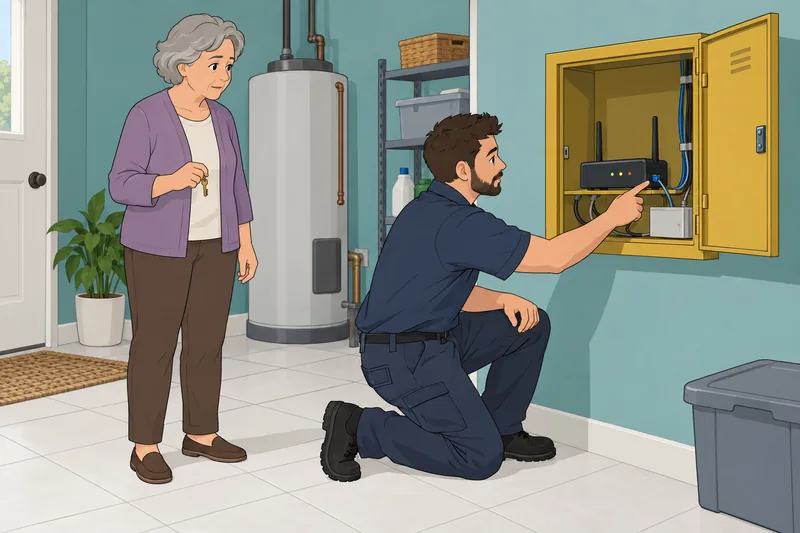 Cyber Smart Quiz depicts a protected home router.