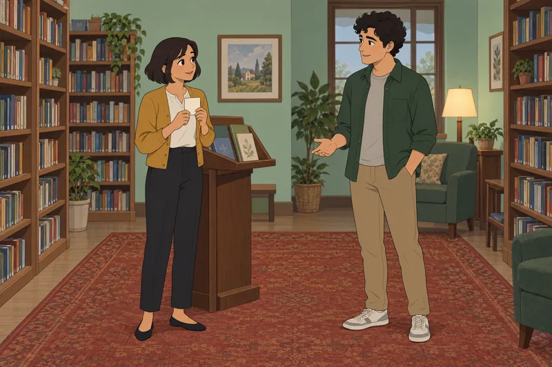 Dating Quiz for: two singles discuss an invitation.