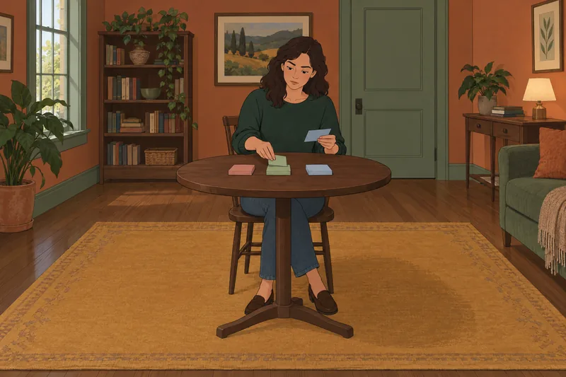 Dating Standards Test shows three choices sorted calmly.