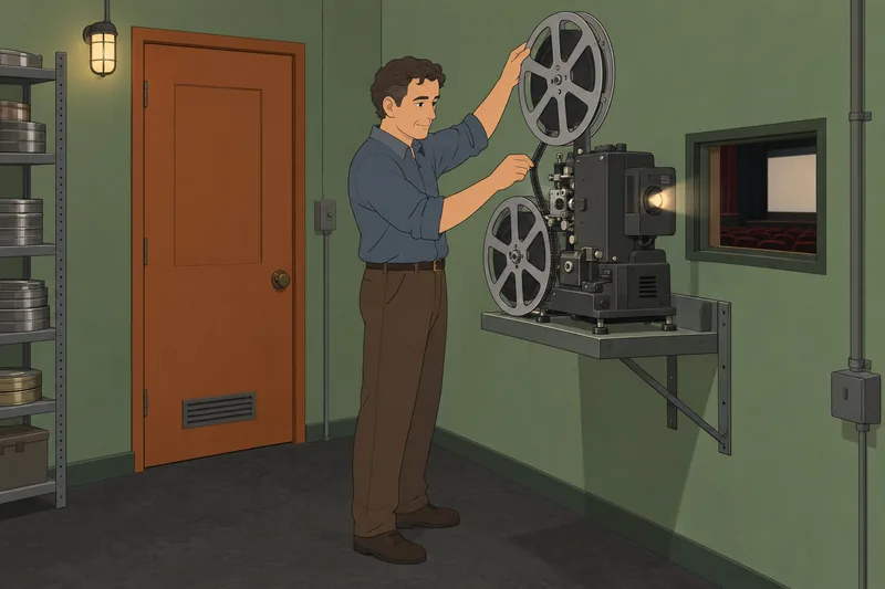 Quiz sobre David presenta un carrete de cine.