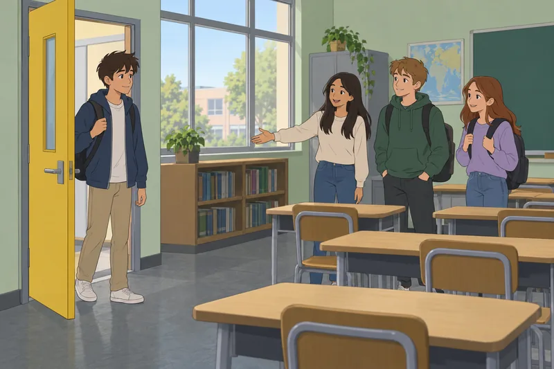 Classmate Group Attractiveness appears in a welcoming classroom.