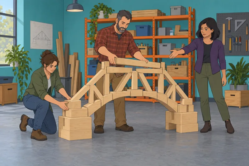 Small Group Role cooperation grows through building.