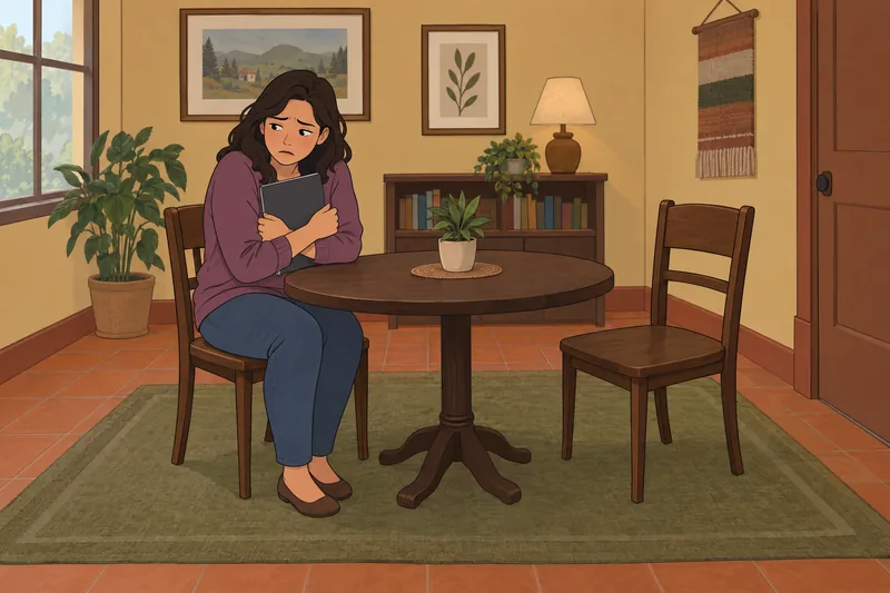 This scene presents Internalized Stigma of experience.