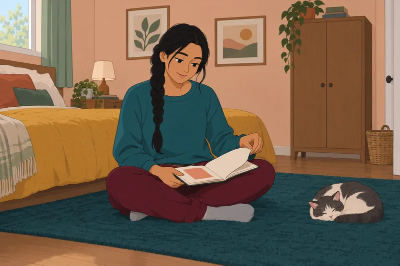 Demigirl Quiz shows an open journal.