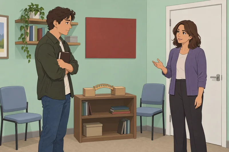 Esta escena del cuestionario sobre demiromanticismo muestra confianza.