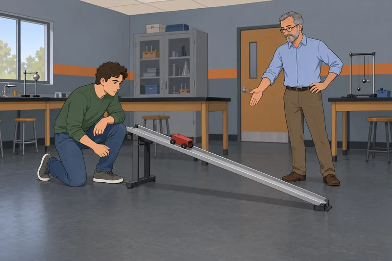 Derivative Quiz follows a cart's changing motion.