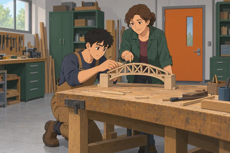 Descendants Quiz Who: Teammates assemble a bridge together.