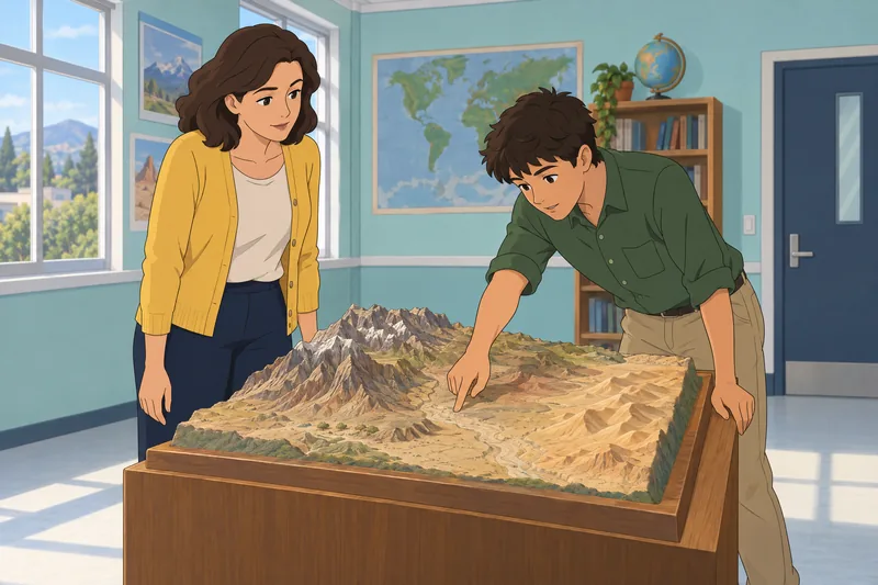 El cuestionario sobre los desiertos muestra una clase.