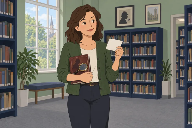 La trivia de detectives muestra novela y lupa.