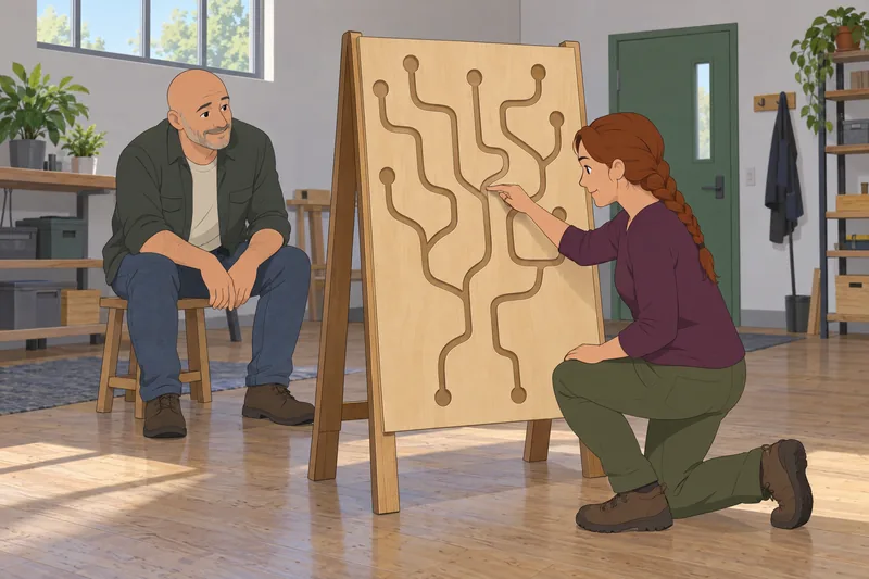 Brain Hemisphere Dominance appears beside a wooden maze.