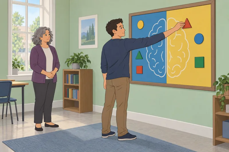 Brain Hemisphere Dominance shapes this visual exercise.