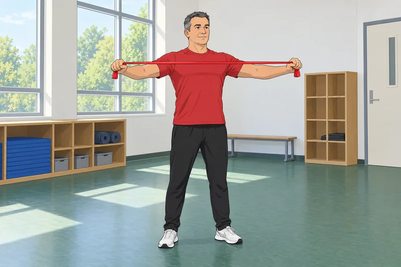 Developing Muscular Strength meets band-training practice.