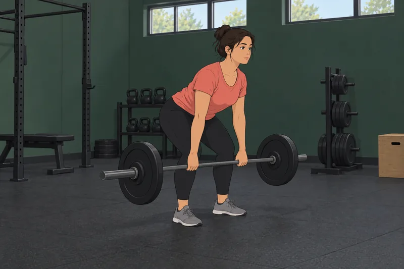 Developing Muscular Strength appears in a controlled deadlift.