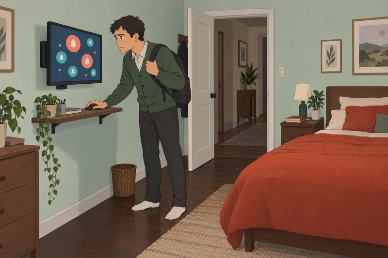 Cybercommunication Addiction Assessment shows a worried worker.